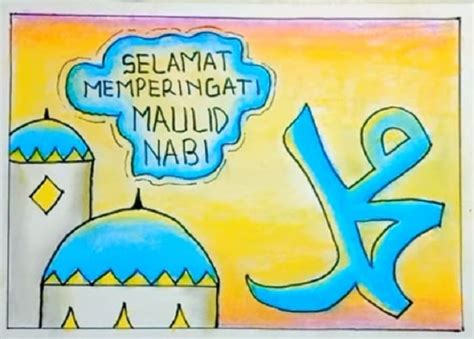 12 Contoh Poster Maulid Nabi Muhammad Saw Broonet