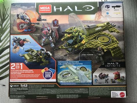 MEGA Halo Infinite Toy Vehicle Building Set UNSC Wasp Onslaught