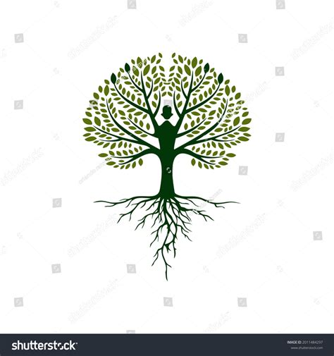 Tree Roots Vector Illustration Stock Vector (Royalty Free) 2011484297 ...