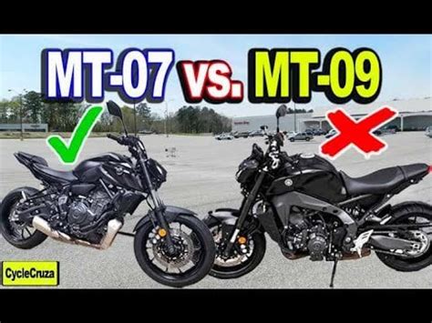 Yamaha Mt 07 Vs Mt 09 Mt 07 Is Better Rcyclecruza