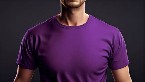 Purple T Shirt Front And Back