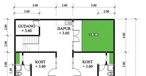 Gambar Denah Rumah Kos Sederhana Terbaru Zonabuzz