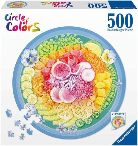 Ravensburger Circular Puzzle Poke Bowl Rain City Games