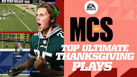 14 Biggest Plays From Madden NFL '22 Ultimate Thanksgiving | MCS ...