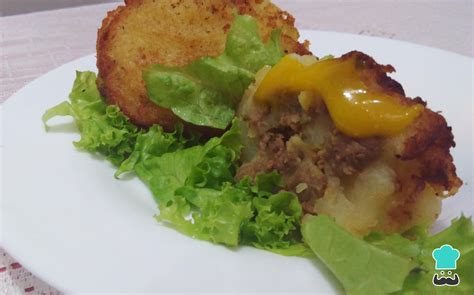 Papas rellenas colombianas Receta fácil con carne molida