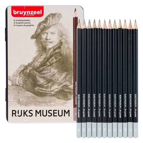 Bruynzeel Rijksmuseum Dutch Masters Pencil Rembrandt Portrait Set Of