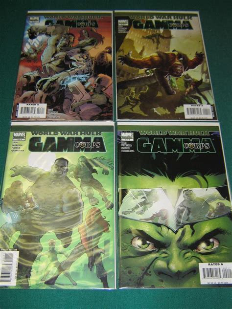 World War Hulk Gamma Corps Complete Full Run Set Marvel