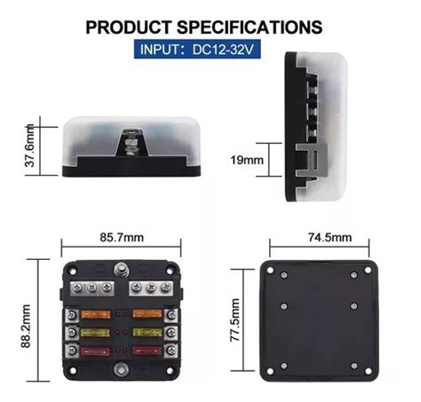 Caja Porta Fusibles Autos Casa Camper Vias V En Venta En U Oa Rm