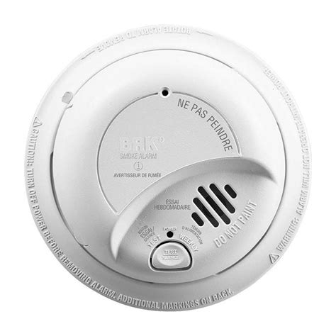 BRK 9120BA Ionization Smoke Detector with Built-In Lithium Battery - 120 V