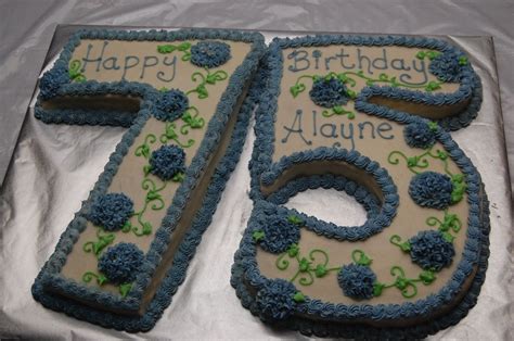 75th Birthday Cake | 75th birthday parties, 75 birthday cake, Birthday cake