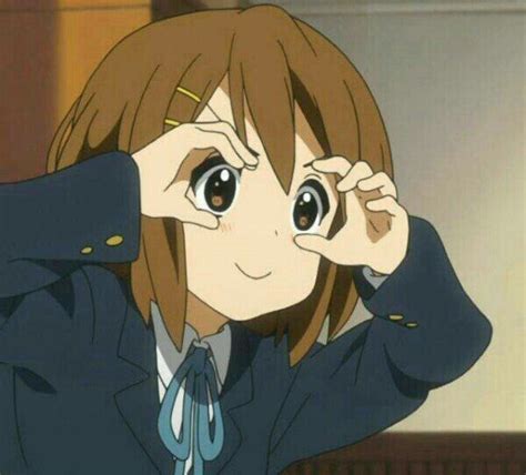 K-ON Yui | Anime, Anime expressions, Anime reactions