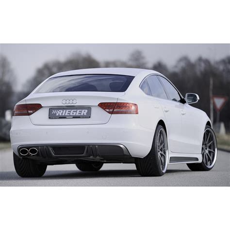 Bas De Caisse Gauche Carbon Look Rieger Tuning Pour Audi A B B