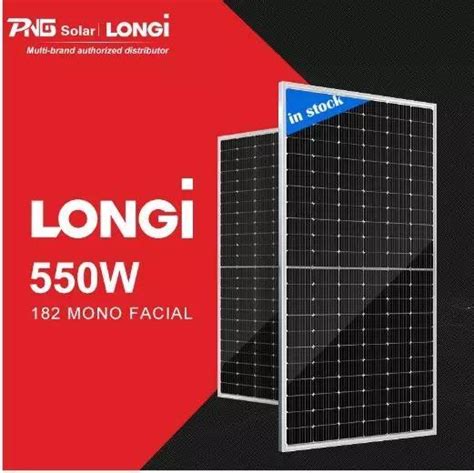 Longi Half Cut Cell W W Mono Solar Panel Cell Pv Module For