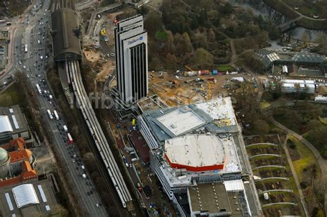 Luftaufnahme Hamburg Sanierungs Baustelle Des Congress Center Am