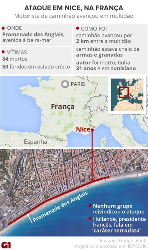 G1 Atentado Em Nice Na França O Que Se Sabe Até Agora Notícias Em