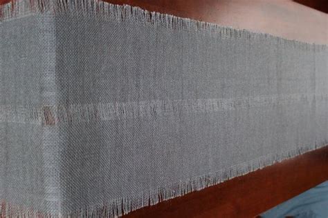 Table Runner Burlap Jute Wedding Fringe Edged By Gigilovesyaya 1200