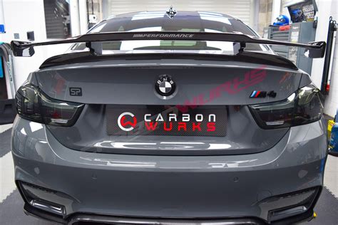 bmw    style carbon fibre rear spoiler retrofit carbonwurks