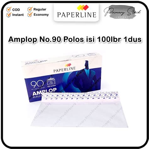 Jual Amplop Putih Panjang Polos Perekat Papperline Dus Besar Paperline