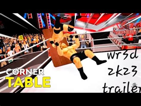 Wr3d 2k23 New Mod Trailer Released Corner Table Added By Sepker YouTube