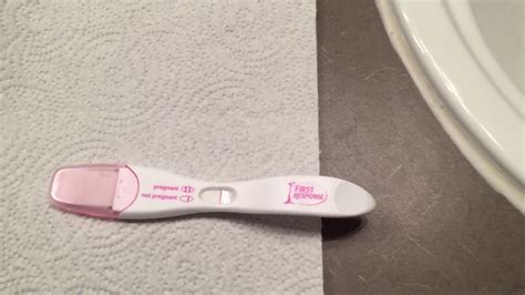 Live Pregnancy Test At 7dpo Youtube