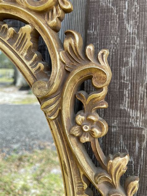 Ornate Mirror, Vintage Mirror, Gold Mirror, Wall Mirror, Hollywood ...