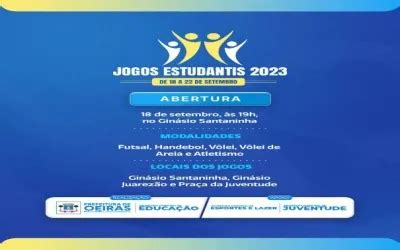 Prefeitura De Oeiras Realiza Abertura Dos Jogos Estudantis Nesta