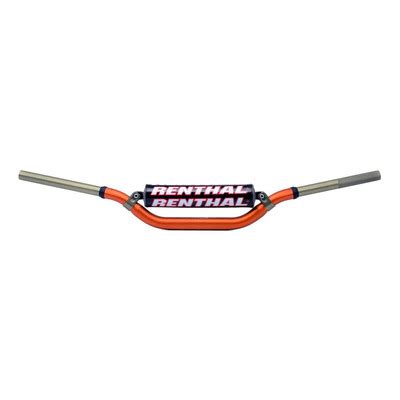 Guidon Renthal MX TwinWall 997 Ø28 6mm Orange Pièces Partie cycle