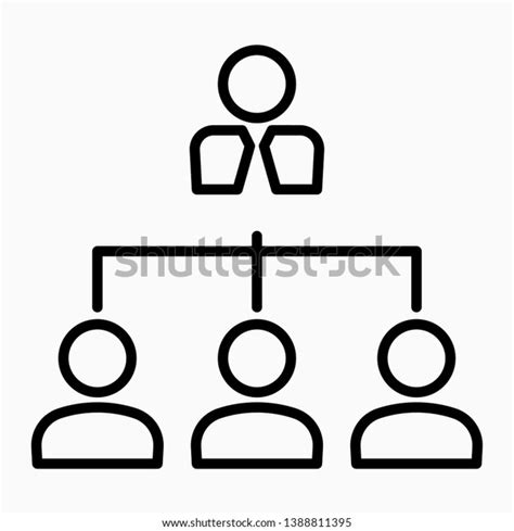 Nice Outline Organization Vector Icon Stock Vector Royalty Free