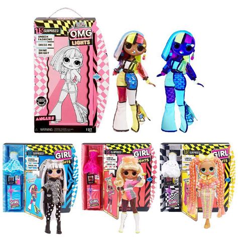 Toys Hobbies Pick 2 LOL Surprise OMG Lights Dolls Speedster Dazzle Groovy Babe Angles In Hand