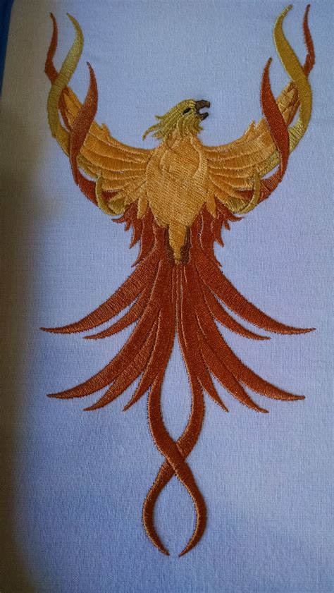 Phoenix Rising Free Machine Embroidery Designs Patterns Machine