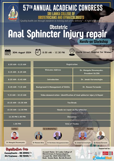 Obstetric Anal Sphincter Injury Repair Hands On SLCOG Congress