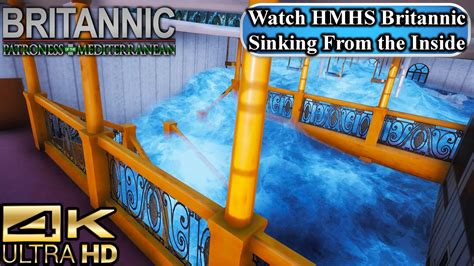 Britannic Patroness Of The Mediterranean Sinking Glitch 4K YouTube