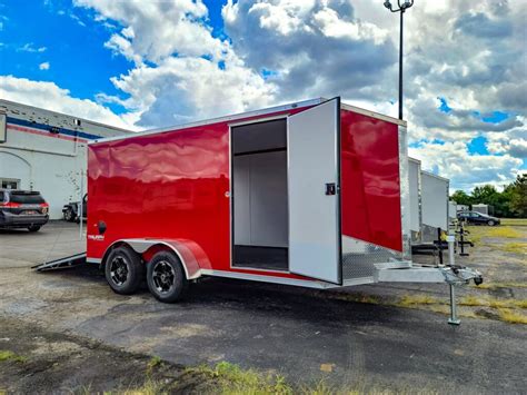 7'x14' Formula Motorcycle Trailer (Red) - Advantage Trailer