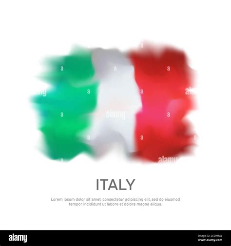 Abstract Italy flag for national holiday creative poster design ...