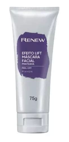 M Scara Facial Efeito Lift Avon Renew G Prateada Mercadolivre