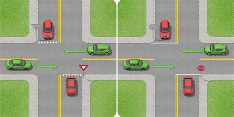 Who Goes First At Controlled Intersections Stop And Yield Signs