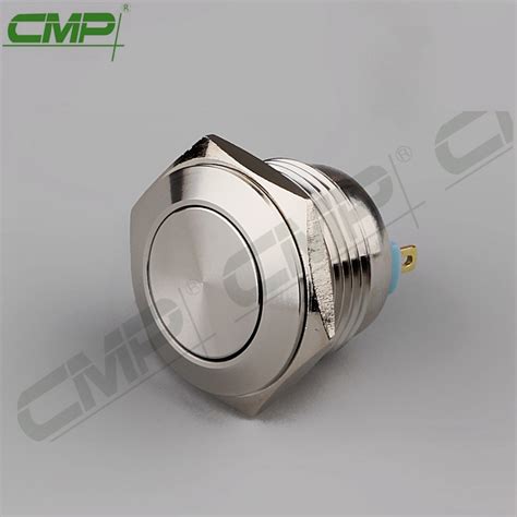 Cmp Mm Stainless Steel Momentary Push Button Door Control Switch