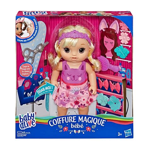 Hasbro Baby Alive Coiffure Magique Poupee Cheveux Blonds