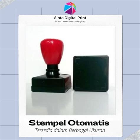 jual stempel otomatis stempel flash kotak ukuran