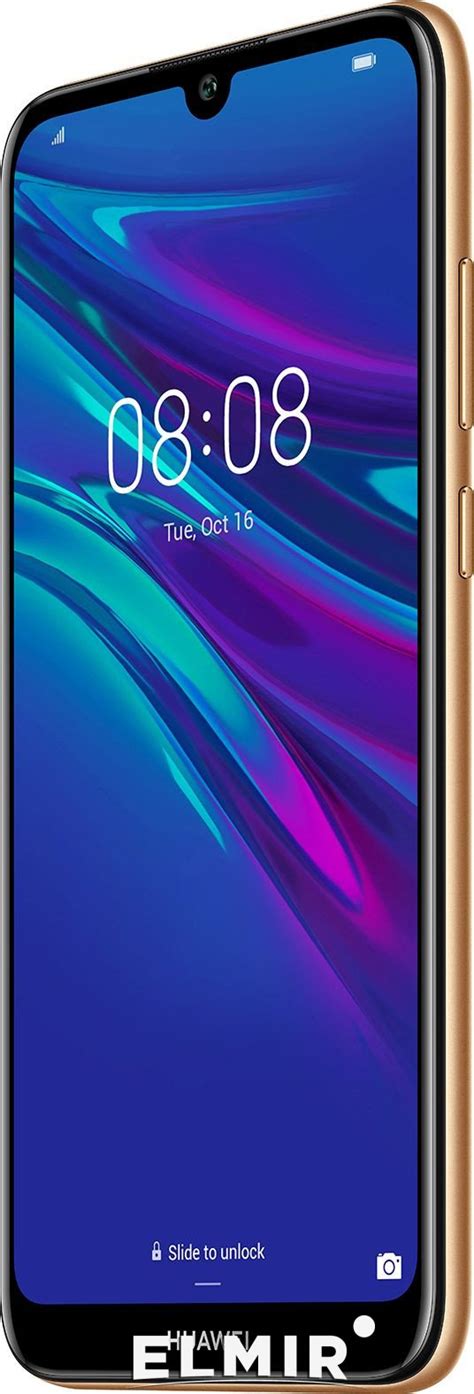 Мобильный телефон Huawei Y6 2019 Dual Sim Brown Faux Leather (51093PMR ...