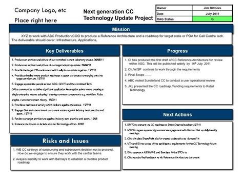 20 One Page Project Plan Template – Simple Template Design