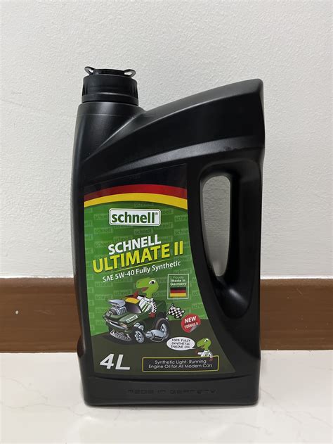 Schnell 5W-40 Engine Oil 5W40, Car Accessories, Accessories on Carousell