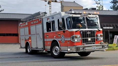 Abbotsford Fire Rescue Service Engine 1 Responding YouTube