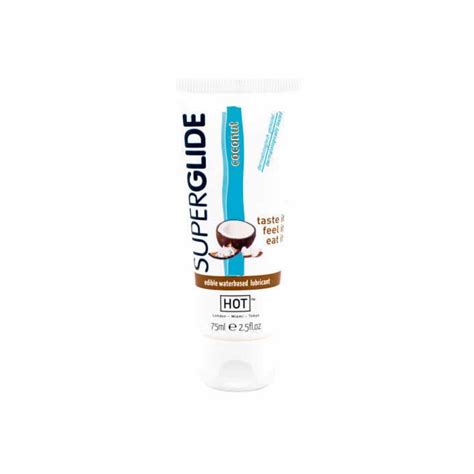 Lubrificante HOT SUPERGLIDE EDIBLE COCCO MAGIC AMERICA