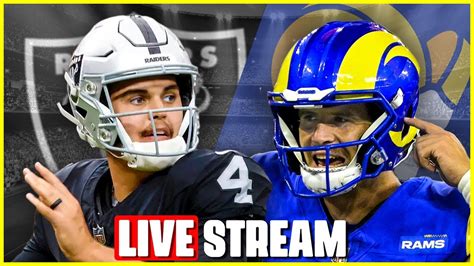 🔴 Las Vegas Raiders Vs Los Angeles Rams Live Play By Play W Wifiwillie