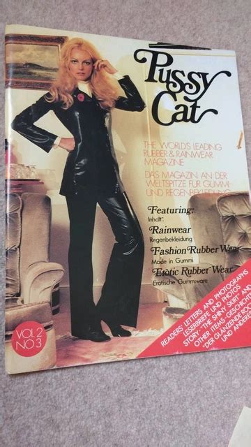 Very Rare Pussy Cat Magazine V No Leather Rubber High Heel Fetish Magazine Picclick Uk