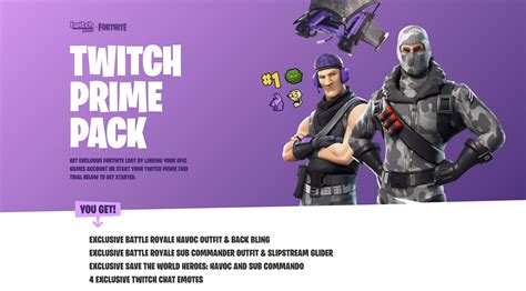 Fortnite Twitch Prime Pack Now Available Resetera