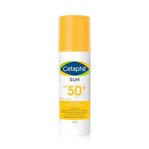 Buy Sun Face Fluid SPF 50+ | Cetaphil Middle East