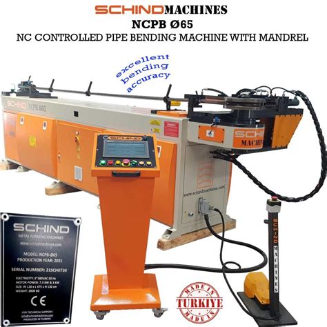 Ncpb Nc Controlled Pipe And Tube Bending Machine With Mandrel