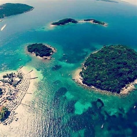 The Ksamil Islands Albanian I Are Four Small Islands Located In